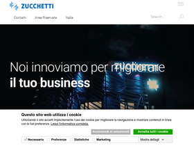 'zucchetti.it' screenshot