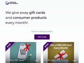 'consumertestconnect.com' screenshot