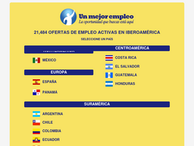 'unmejorempleo.com' screenshot