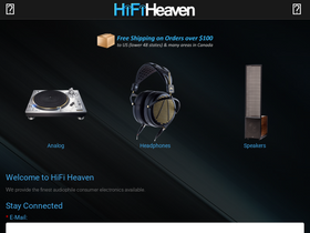 'hifiheaven.net' screenshot