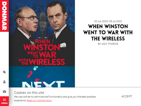 'donmarwarehouse.com' screenshot