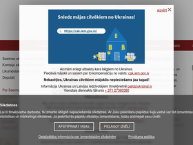 'saeima.lv' screenshot