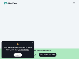 'nordpass.com' screenshot