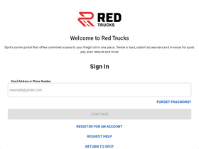 'red-trucks.com' screenshot