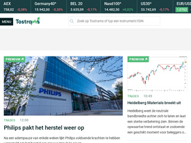 'tostrams.nl' screenshot