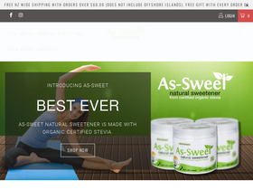 as-sweet.com homepage screenshot