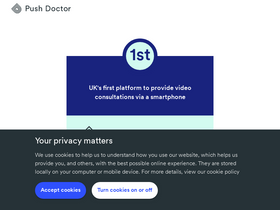 'pushdoctor.co.uk' screenshot