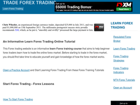 'tradeforextrading.com' screenshot