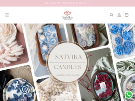satvika.shop homepage screenshot