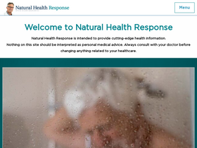 'naturalhealthresponse.com' screenshot