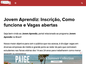 'jovemaprendiz.pro.br' screenshot