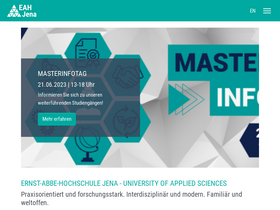 'eah-jena.de' screenshot