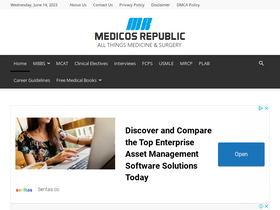 'medicosrepublic.com' screenshot