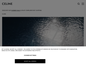 'celine.com' screenshot