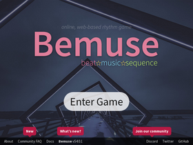 'bemuse.ninja' screenshot
