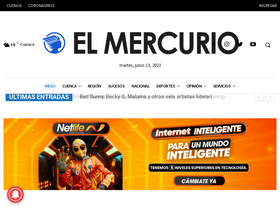 'elmercurio.com.ec' screenshot