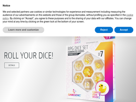 'gamegenic.com' screenshot