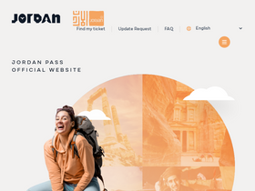 'jordanpass.jo' screenshot