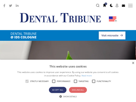 'dental-tribune.com' screenshot