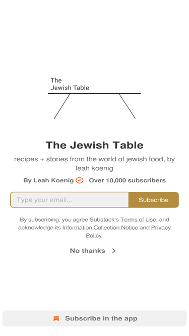 thejewishtable.substack.com