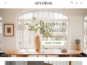 'afloral.com' screenshot