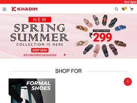 'khadims.com' screenshot