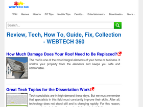 'webtech360.com' screenshot