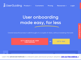 'userguiding.com' screenshot