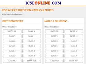 'icseonline.com' screenshot