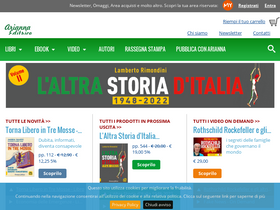 'ariannaeditrice.it' screenshot