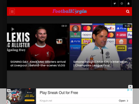 'footballorgin.com' screenshot