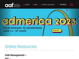 'aaf.org' screenshot