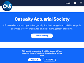 'casact.org' screenshot