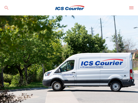 'icscourier.ca' screenshot