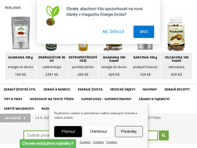 'energiezivota.com' screenshot