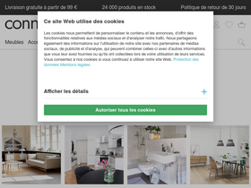 'connox.fr' screenshot