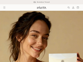 Vivita Healing homepage screenshot
