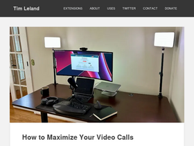 'timleland.com' screenshot