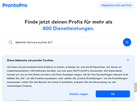 'prontopro.de' screenshot