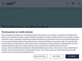 'apix.fi' screenshot