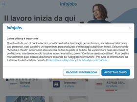 'infojobs.it' screenshot