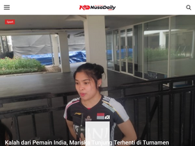 'nusadaily.com' screenshot