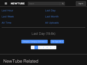 'newtube.app' screenshot