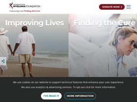 'myeloma.org' screenshot