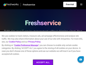 'ccspokane.freshservice.com' screenshot