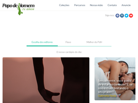 'papodehomem.com.br' screenshot