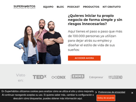'superhabitos.com' screenshot
