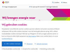 'enexis.nl' screenshot