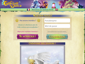 'gothicat-world.com' screenshot