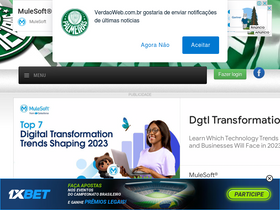 'verdaoweb.com.br' screenshot